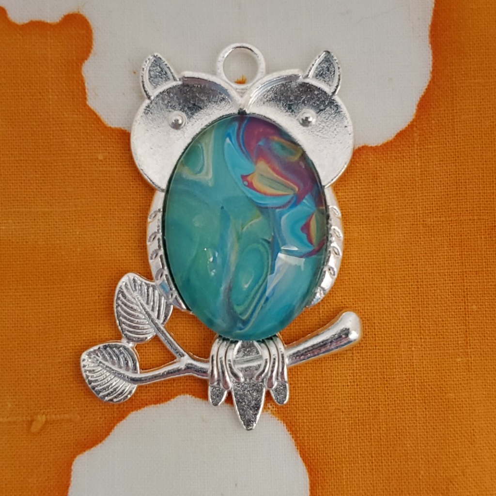 Handmade Owl Pendant Necklace 16$